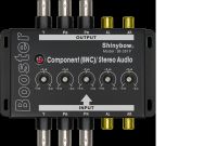 1 To 1 Component Video•Audio Booster BNC