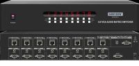 8x8 VGA-Audio Over CAT5 Matrix Switcher